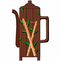 Teapots Embroidery Design 2 Teapots Embroidery Design 2